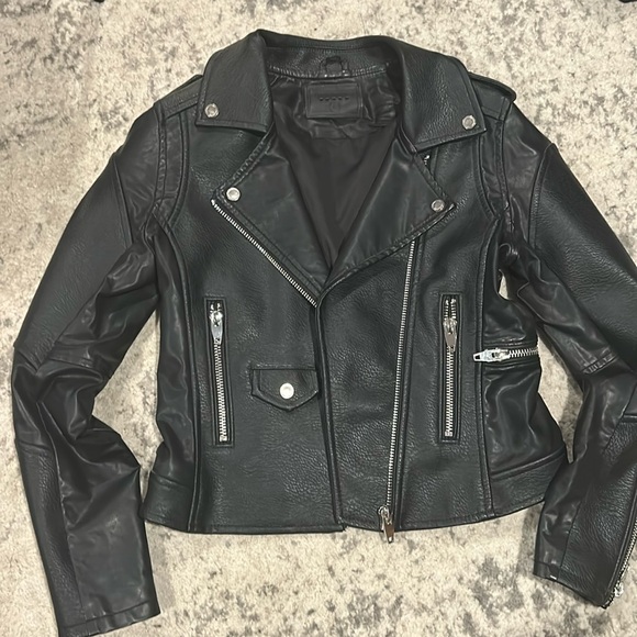 Blank NYC Jackets & Blazers - BLANK NYC Faux Leather Moto Jacket